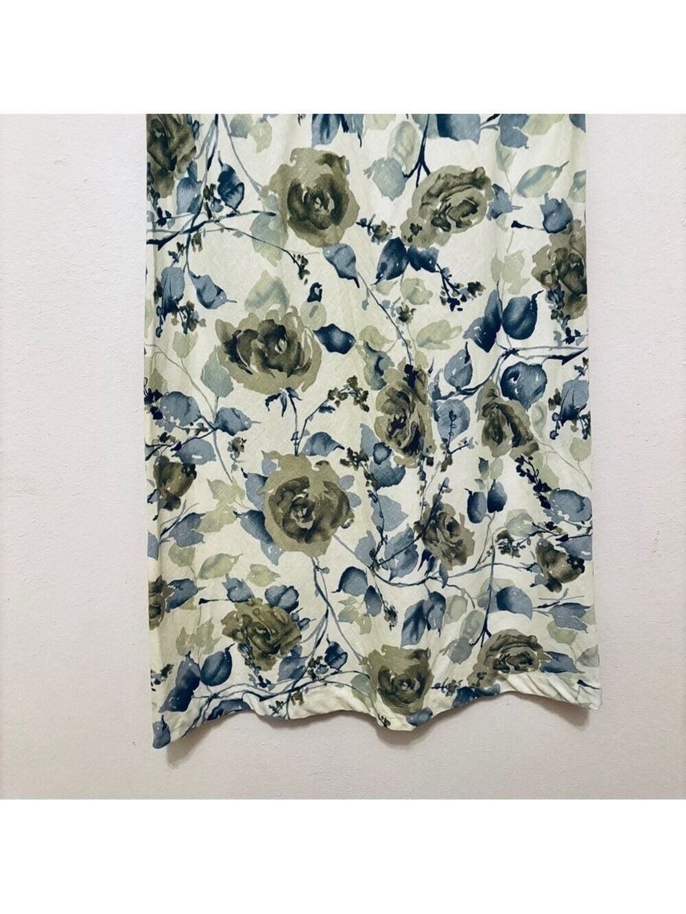 Norton Vintage Green Floral Sleeveless Petites Dress - Picture 4 of 8